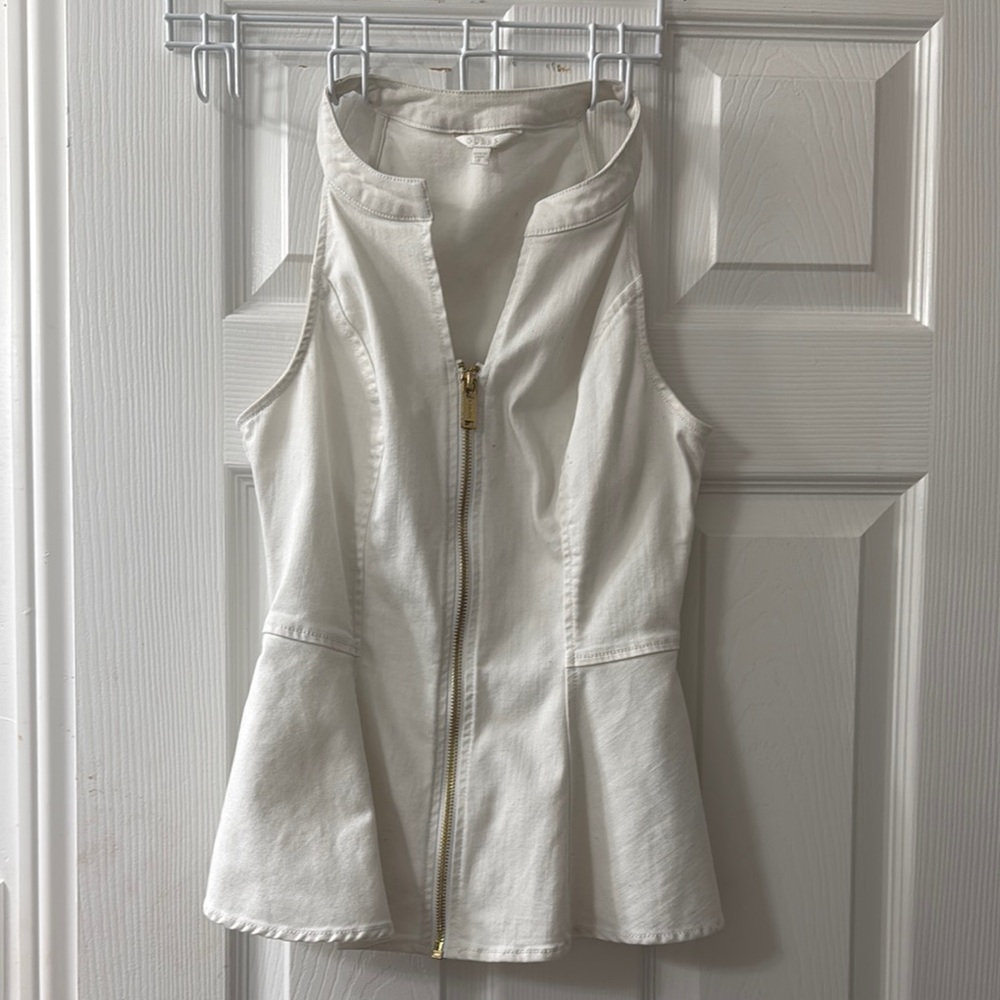 Guess Peplum Shaped Vest - US (S) Like New